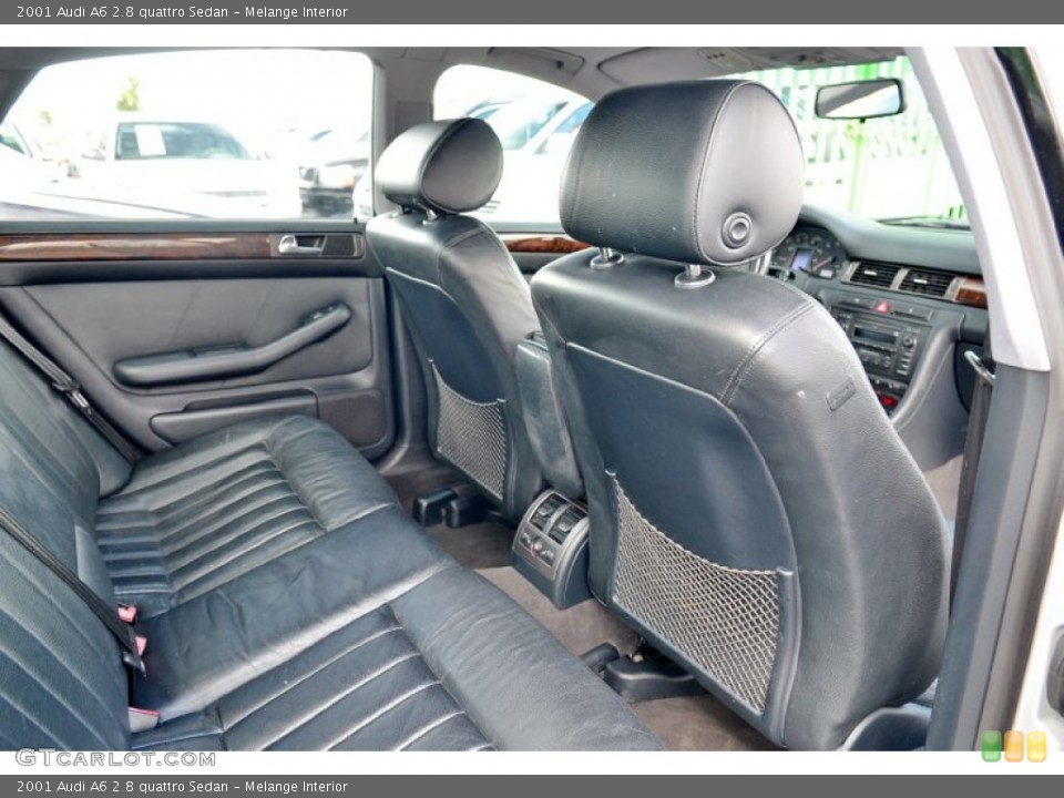 Melange Interior Rear Seat for the 2001 Audi A6 2.8 quattro Sedan #102956109