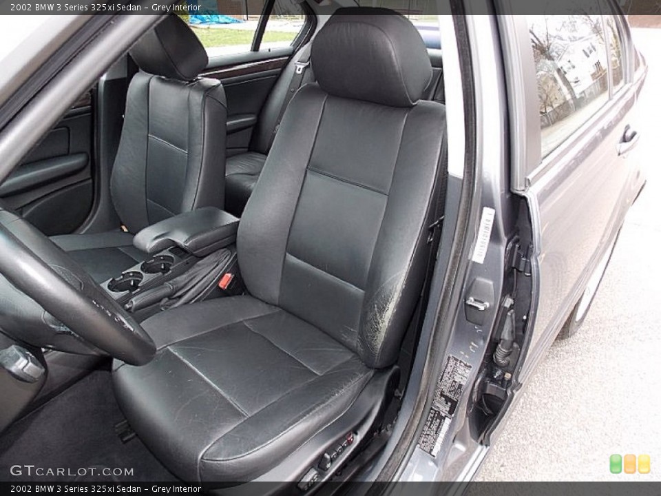 Grey Interior Front Seat for the 2002 BMW 3 Series 325xi Sedan #102957421