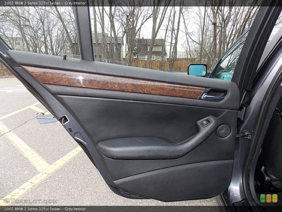 Grey Interior Door Panel for the 2002 BMW 3 Series 325xi Sedan #102957510