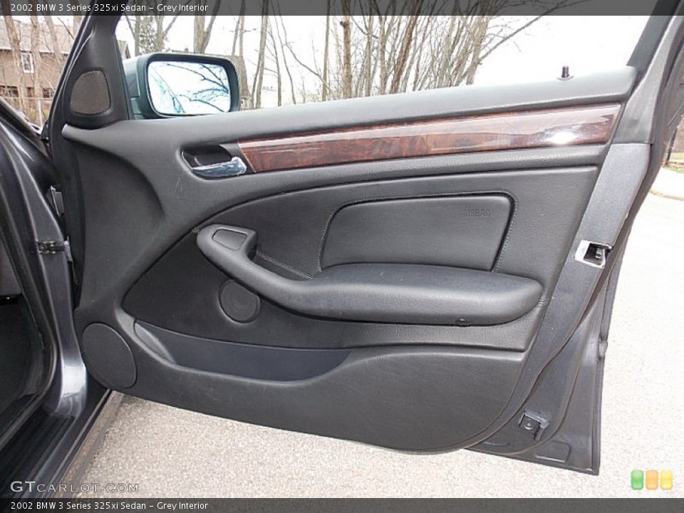 Grey Interior Door Panel for the 2002 BMW 3 Series 325xi Sedan #102957579