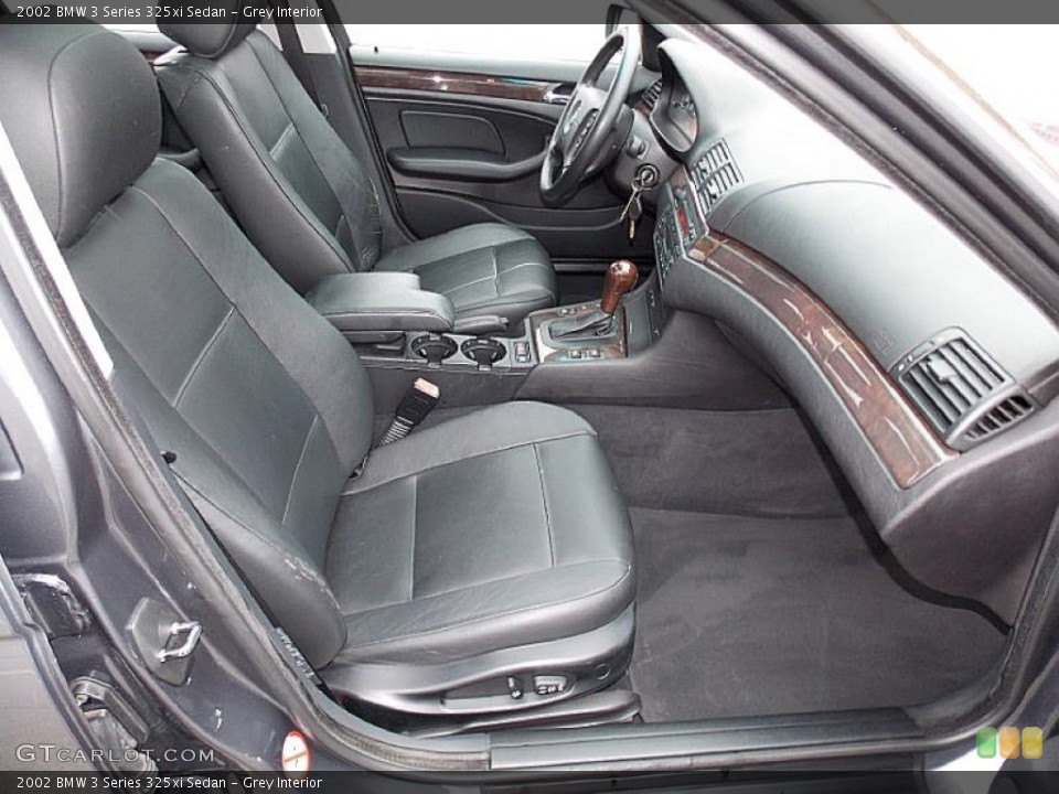Grey Interior Front Seat for the 2002 BMW 3 Series 325xi Sedan #102957639