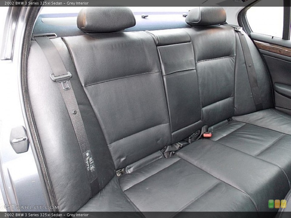Grey Interior Rear Seat for the 2002 BMW 3 Series 325xi Sedan #102957696