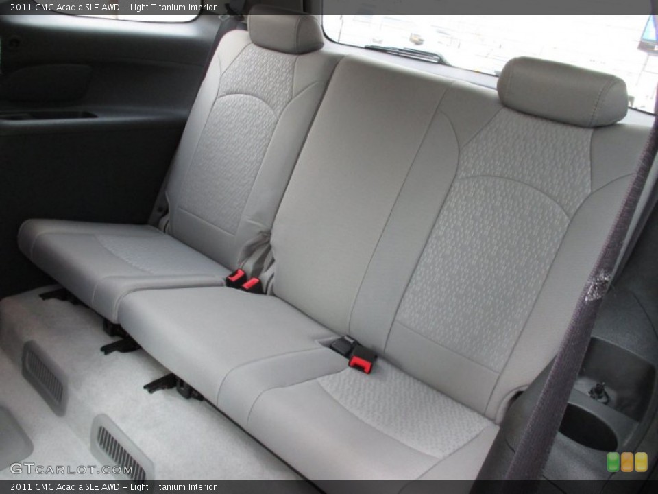 Light Titanium Interior Rear Seat for the 2011 GMC Acadia SLE AWD #102958263