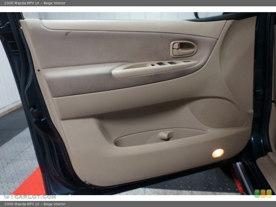 Beige Interior Door Panel for the 2006 Mazda MPV LX #102958611