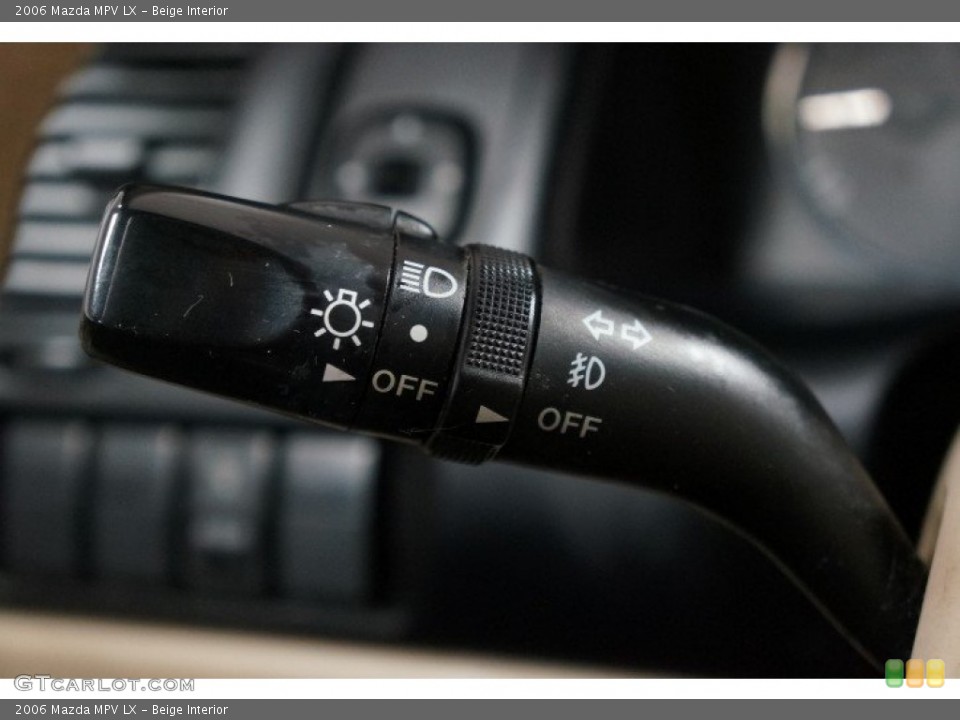 Beige Interior Controls for the 2006 Mazda MPV LX #102958845
