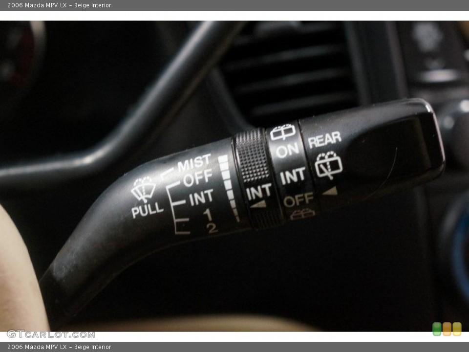 Beige Interior Controls for the 2006 Mazda MPV LX #102958860