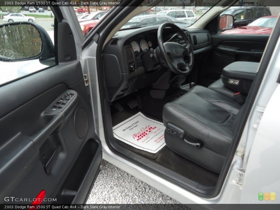 Dark Slate Gray Interior Photo for the 2003 Dodge Ram 1500 ST Quad Cab 4x4 #102959133