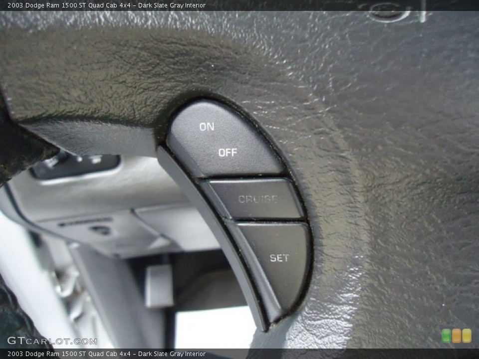 Dark Slate Gray Interior Controls for the 2003 Dodge Ram 1500 ST Quad Cab 4x4 #102959340