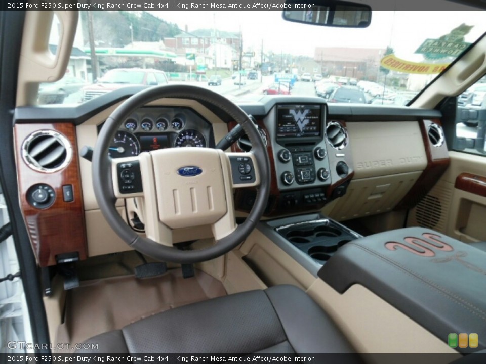 King Ranch Mesa Antique Affect/Adobe 2015 Ford F250 Super Duty Interiors