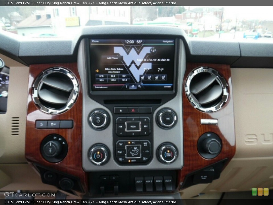 King Ranch Mesa Antique Affect/Adobe Interior Controls for the 2015 Ford F250 Super Duty King Ranch Crew Cab 4x4 #102960834