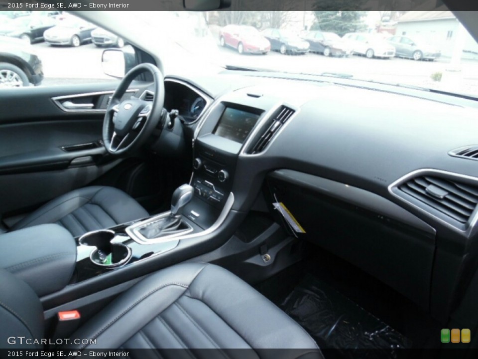 Ebony Interior Photo for the 2015 Ford Edge SEL AWD #102963726