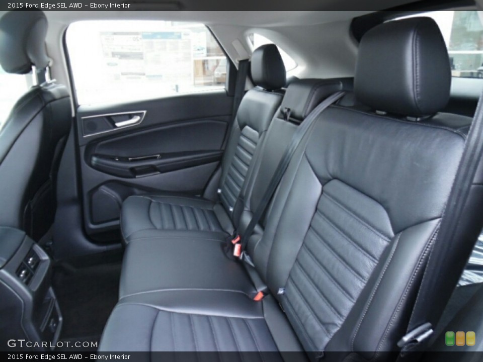 Ebony Interior Rear Seat for the 2015 Ford Edge SEL AWD #102963783