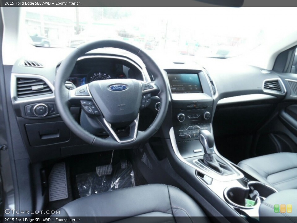 Ebony Interior Prime Interior for the 2015 Ford Edge SEL AWD #102963795