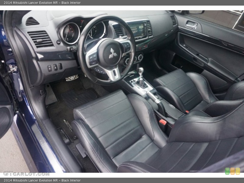 Black 2014 Mitsubishi Lancer Evolution Interiors