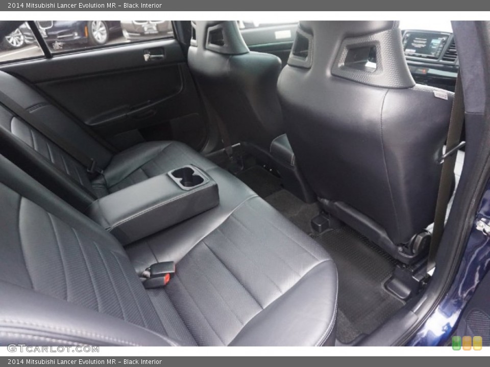 Black Interior Rear Seat for the 2014 Mitsubishi Lancer Evolution MR #102964725