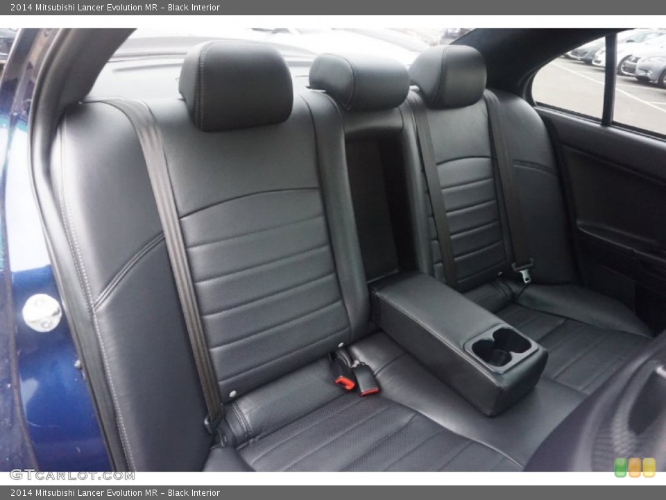 Black Interior Rear Seat for the 2014 Mitsubishi Lancer Evolution MR #102964731