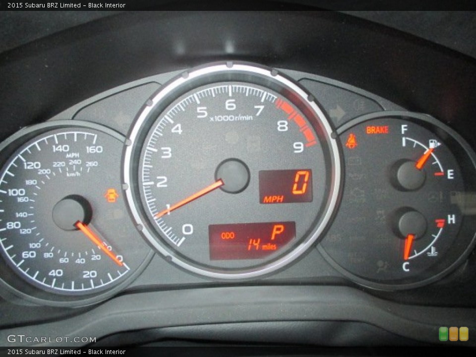 Black Interior Gauges for the 2015 Subaru BRZ Limited #102979840