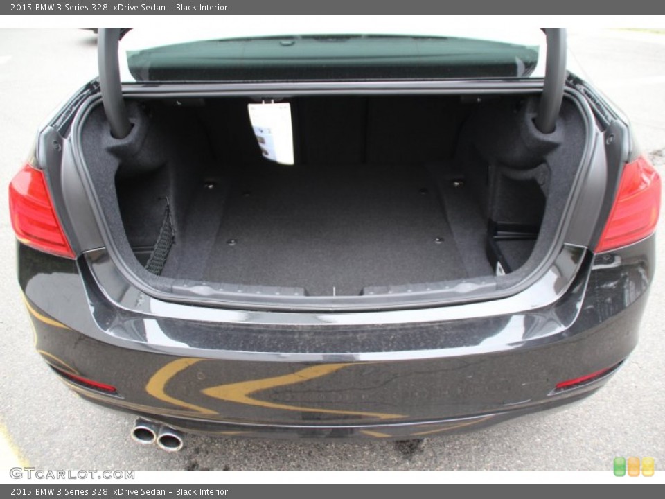 Black Interior Trunk for the 2015 BMW 3 Series 328i xDrive Sedan #102981220