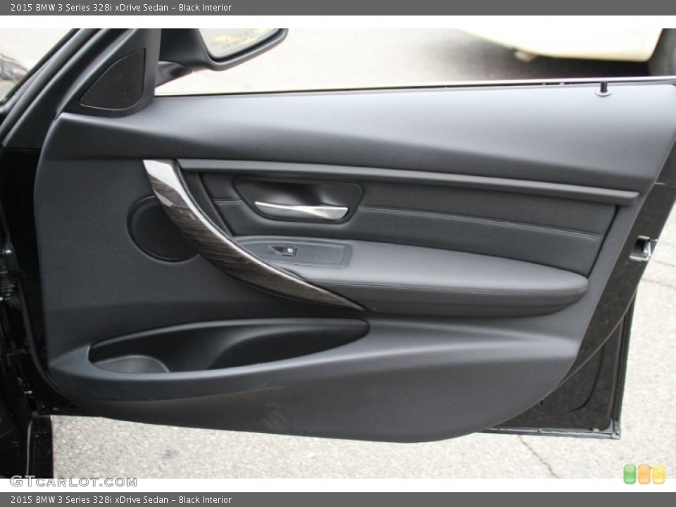 Black Interior Door Panel for the 2015 BMW 3 Series 328i xDrive Sedan #102981337
