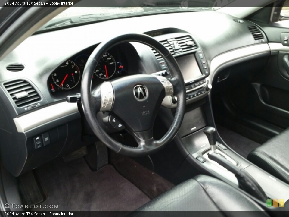 Ebony Interior Dashboard for the 2004 Acura TSX Sedan #102981997