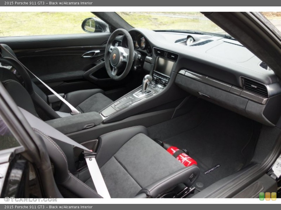 Black w/Alcantara Interior Front Seat for the 2015 Porsche 911 GT3 #102985768