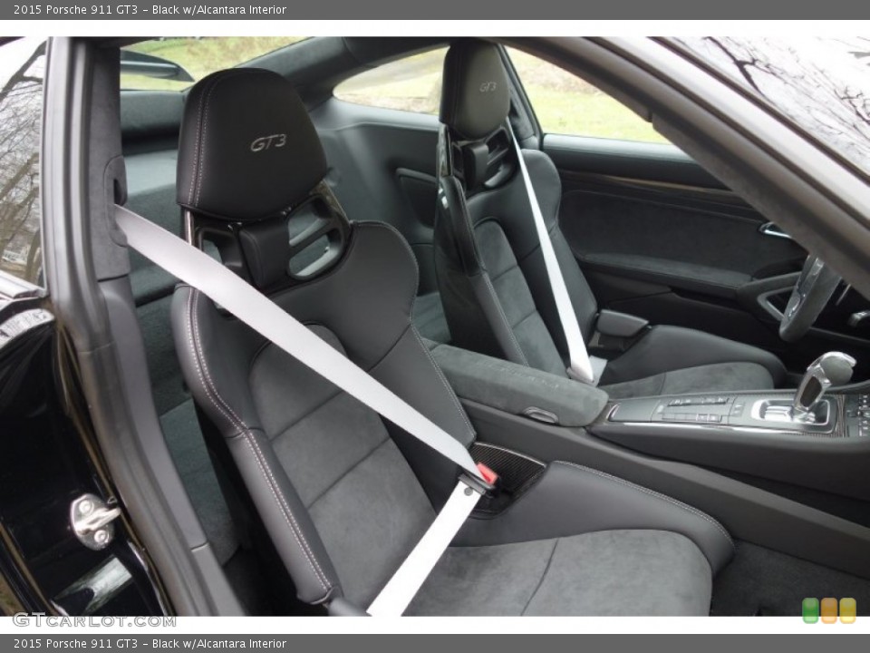 Black w/Alcantara Interior Front Seat for the 2015 Porsche 911 GT3 #102985852