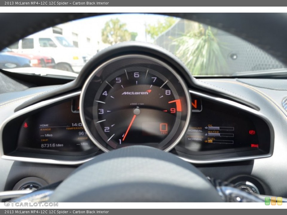 Carbon Black Interior Gauges for the 2013 McLaren MP4-12C 12C Spider #102986518