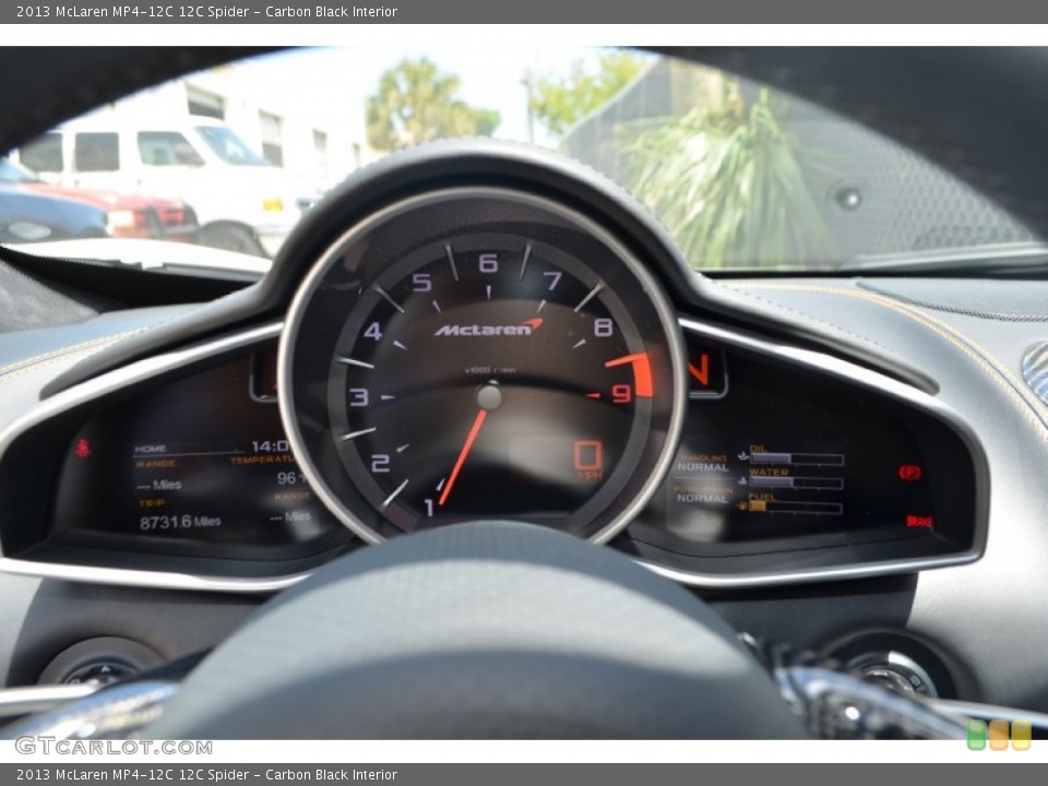 Carbon Black Interior Gauges for the 2013 McLaren MP4-12C 12C Spider #102986539