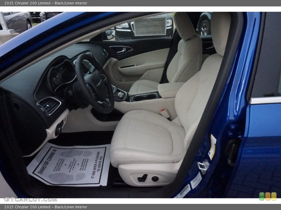 Black/Linen Interior Photo for the 2015 Chrysler 200 Limited #102986965