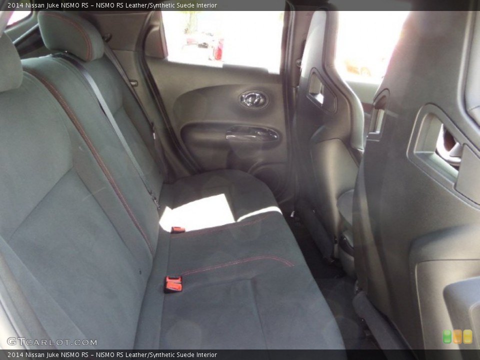 NISMO RS Leather/Synthetic Suede Interior Rear Seat for the 2014 Nissan Juke NISMO RS #102991405