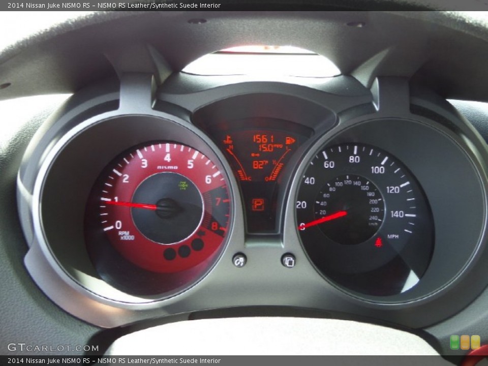 NISMO RS Leather/Synthetic Suede Interior Gauges for the 2014 Nissan Juke NISMO RS #102991450