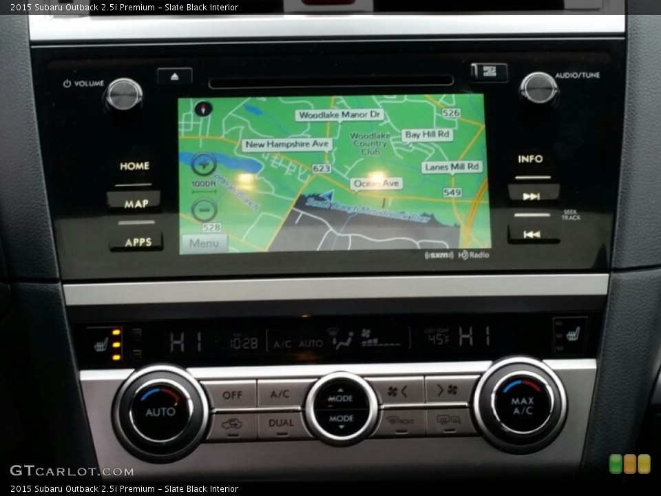 Slate Black Interior Navigation for the 2015 Subaru Outback 2.5i Premium #102994183