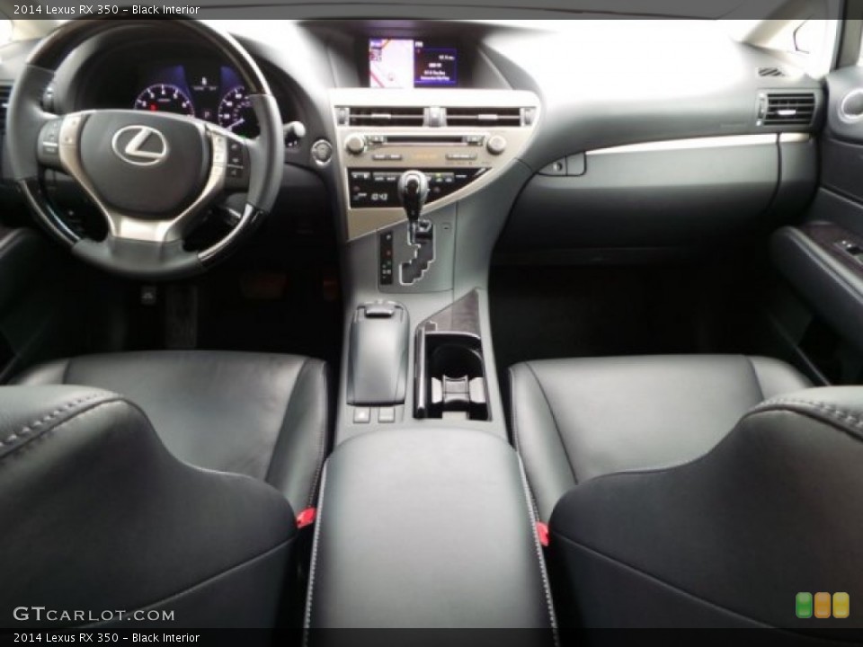 Black Interior Dashboard for the 2014 Lexus RX 350 #102997936