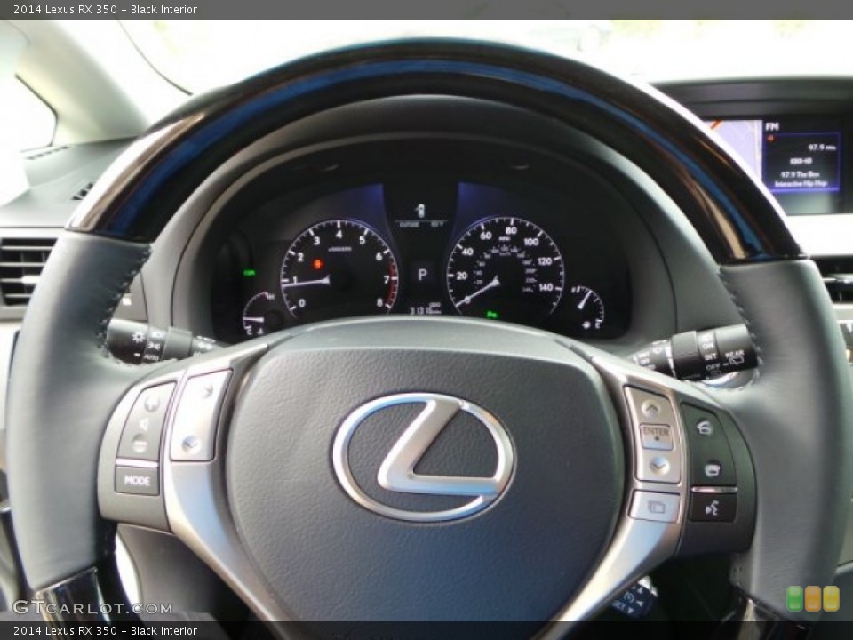 Black Interior Gauges for the 2014 Lexus RX 350 #102998020