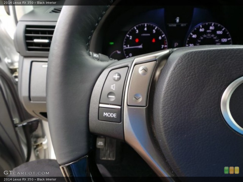 Black Interior Controls for the 2014 Lexus RX 350 #102998026