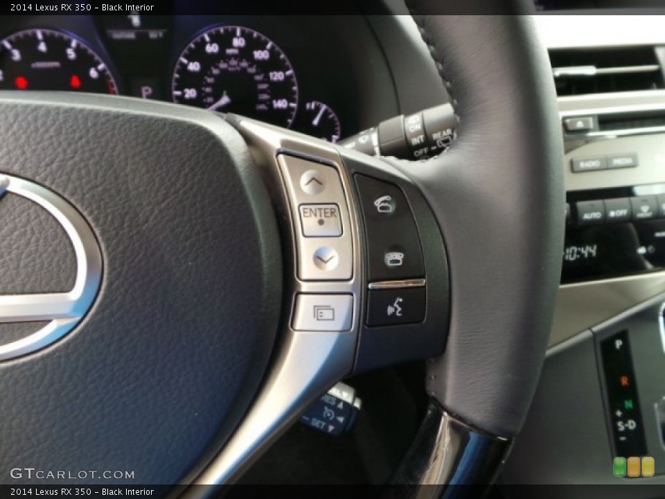Black Interior Controls for the 2014 Lexus RX 350 #102998035