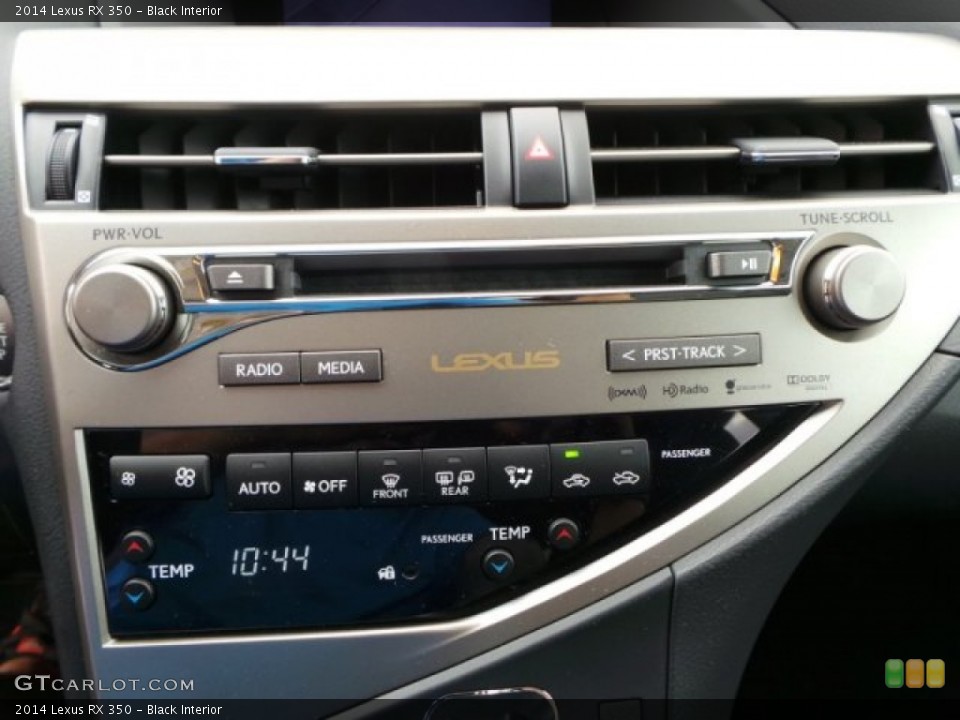 Black Interior Controls for the 2014 Lexus RX 350 #102998080