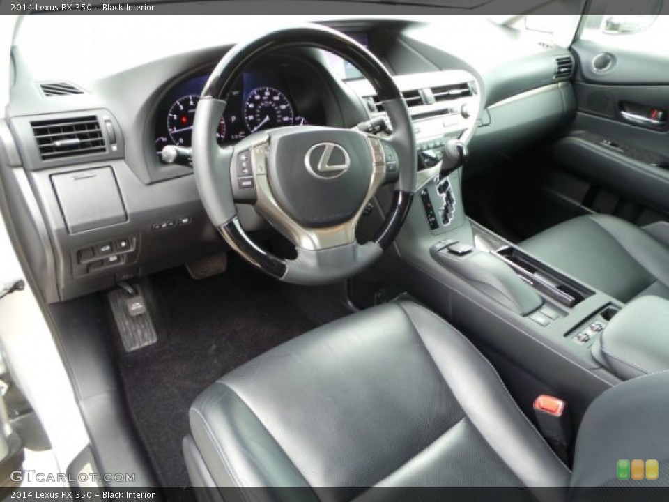 Black Interior Prime Interior for the 2014 Lexus RX 350 #102998202