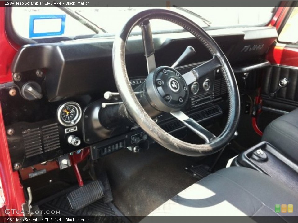 Black 1984 Jeep Scrambler Interiors