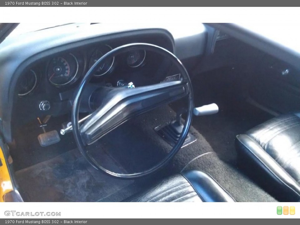 Black 1970 Ford Mustang Interiors