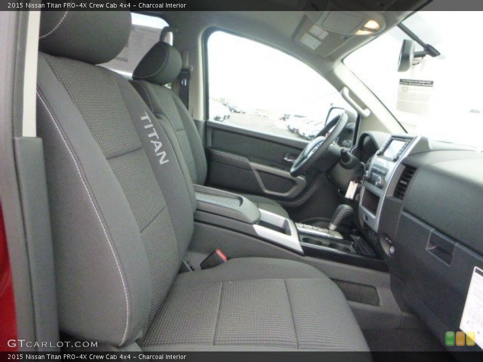 Charcoal 2015 Nissan Titan Interiors