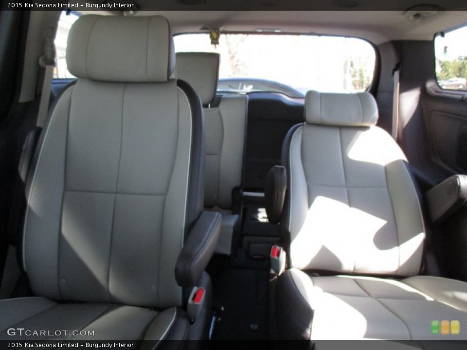 Burgundy Interior Photo for the 2015 Kia Sedona Limited #103004676