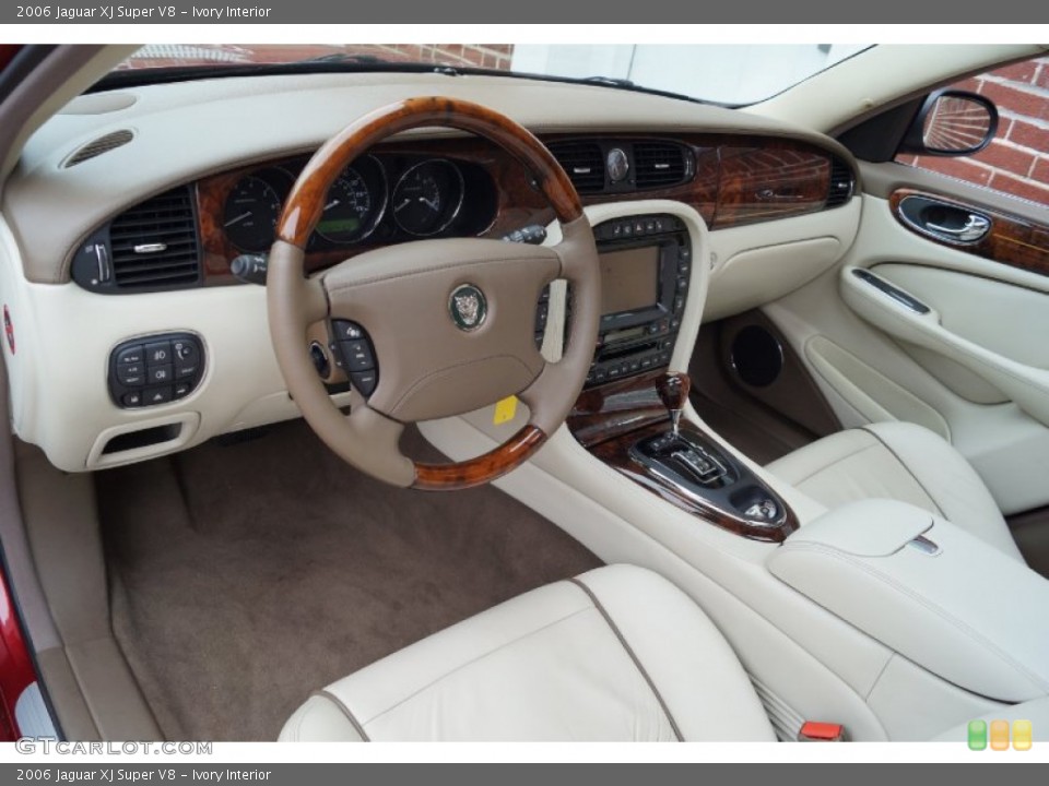 Ivory Interior Prime Interior for the 2006 Jaguar XJ Super V8 #103008075