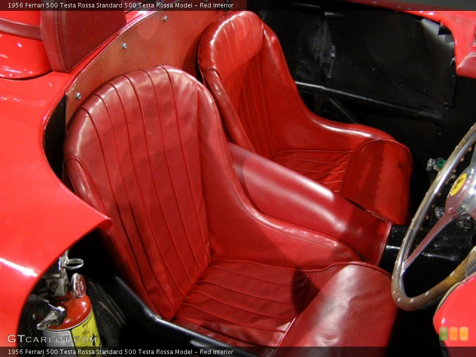 Red Interior Photo for the 1956 Ferrari 500 Testa Rossa  #103020