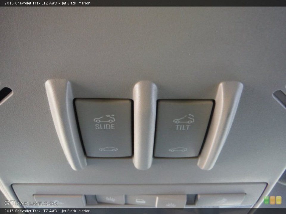 Jet Black Interior Controls for the 2015 Chevrolet Trax LTZ AWD #103024441