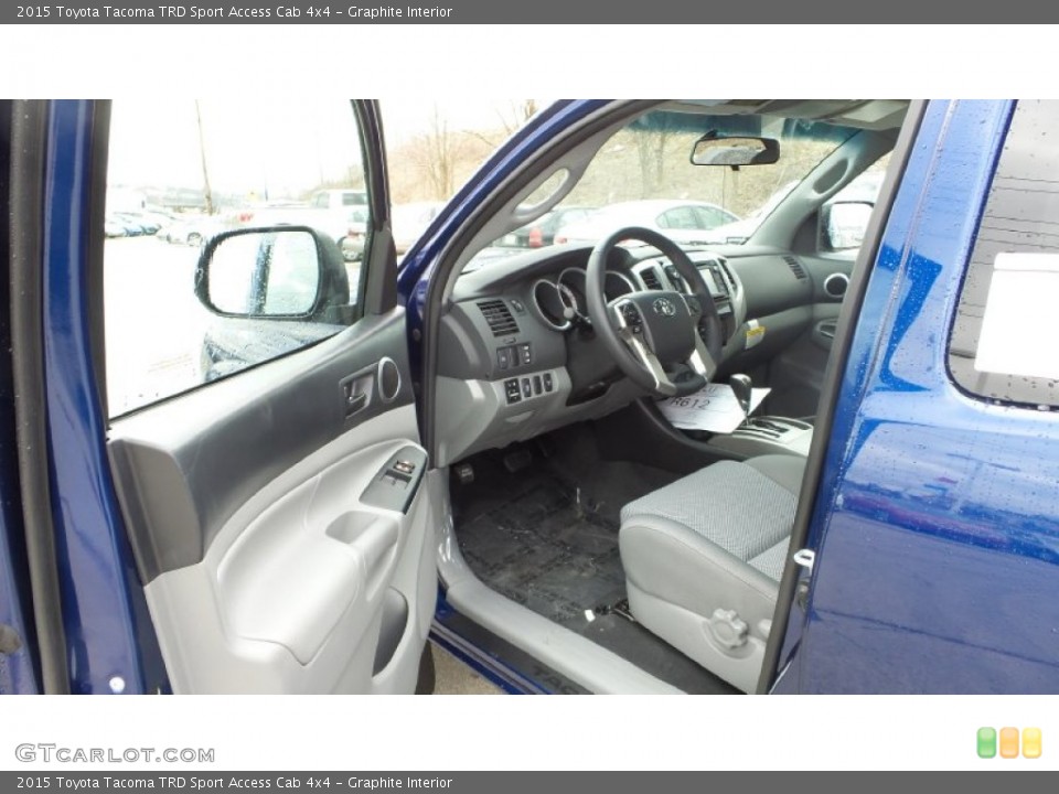 Graphite Interior Photo for the 2015 Toyota Tacoma TRD Sport Access Cab 4x4 #103025586