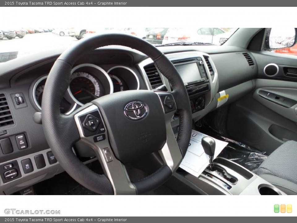 Graphite Interior Dashboard for the 2015 Toyota Tacoma TRD Sport Access Cab 4x4 #103025877