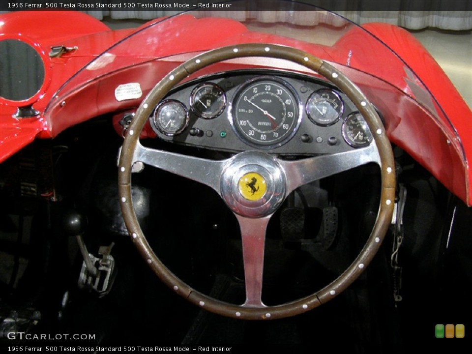 Red Interior Steering Wheel for the 1956 Ferrari 500 Testa Rossa  #103026