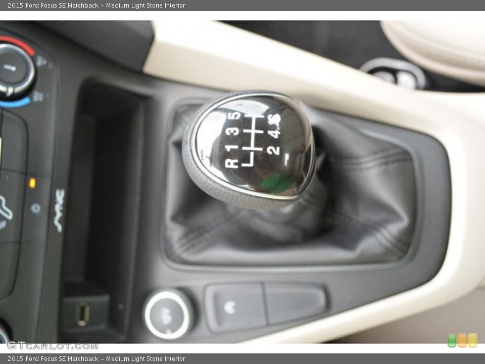 Medium Light Stone Interior Transmission for the 2015 Ford Focus SE Hatchback #103028388