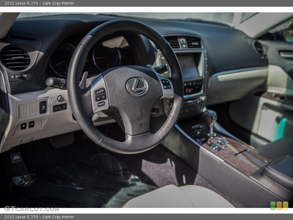 Light Gray Interior Dashboard for the 2012 Lexus IS 250 #103031700